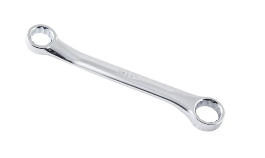 Box End Wrench: Alloy Steel, Chrome, 14 mm_15 mm Head SIze