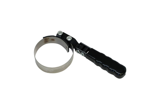 Oil Filter Wrench: For 2 7/8 in to 3 1/4 in Outside Dia, 4 in Handle Lg