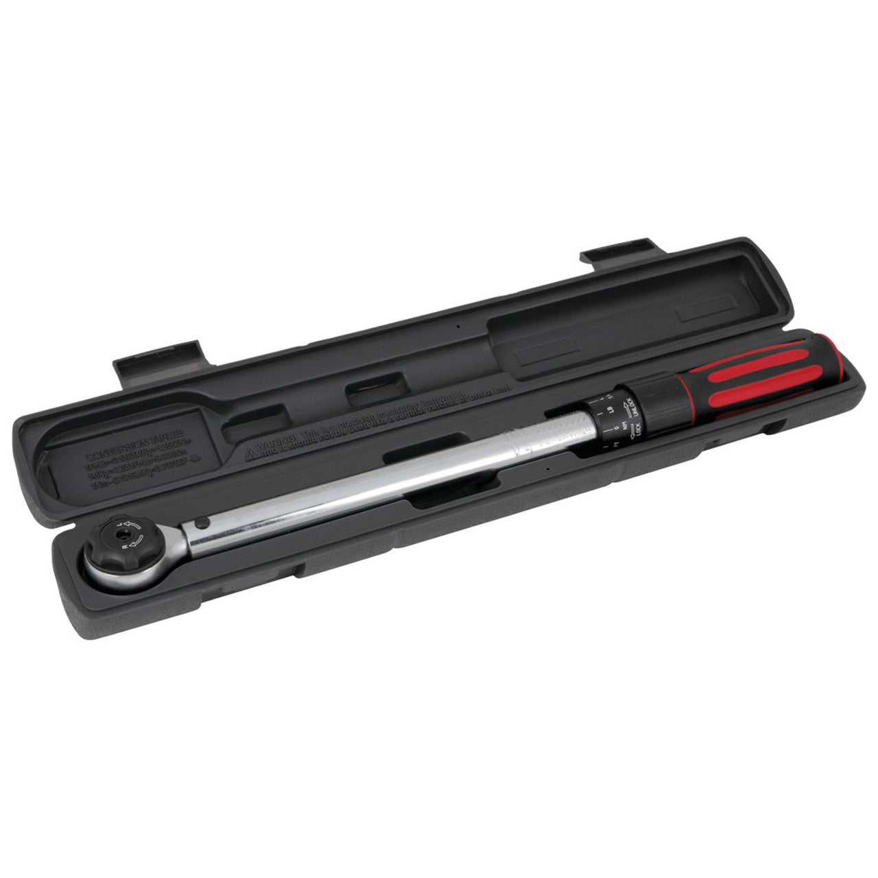 Torque Wrench : Foot-Pound, 3/8 in Drive Size 10-100 FtLb