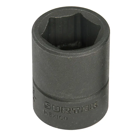 Impact Socket: 1/2 in Drive, 22mm, 6 Point